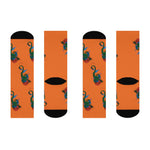 Orange Dragon Socks