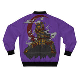 Purple Samurai Bomber Jacket