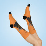 Orange Samurai Socks