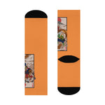 Orange Fuujin & Raijin Socks