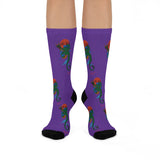 Purple Dragon Socks