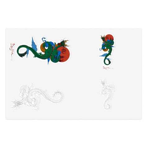 Dragon Sticker Sheet