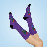 Purple Dragon Socks