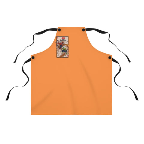 Orange Fuujin & Raijin Apron