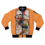 Orange Fuujin & Raijin Bomber Jacket