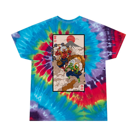 Fuujin & Raijin Spiral Tie-Dye T