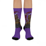 Purple Samurai Socks