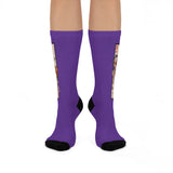 Purple Fuujin & Raijin Socks