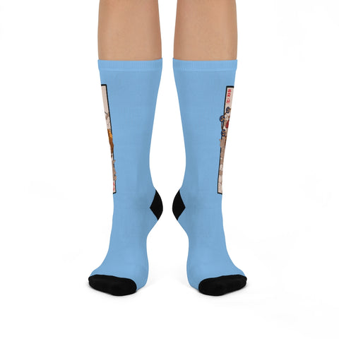 Blue Fuujin & Raijin Socks