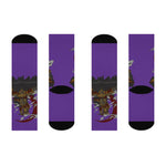 Purple Samurai Socks